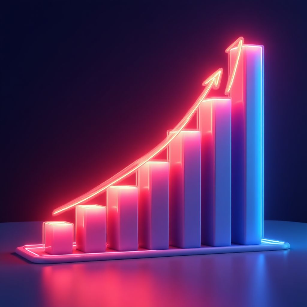 Gráfico de crecimiento exponencial