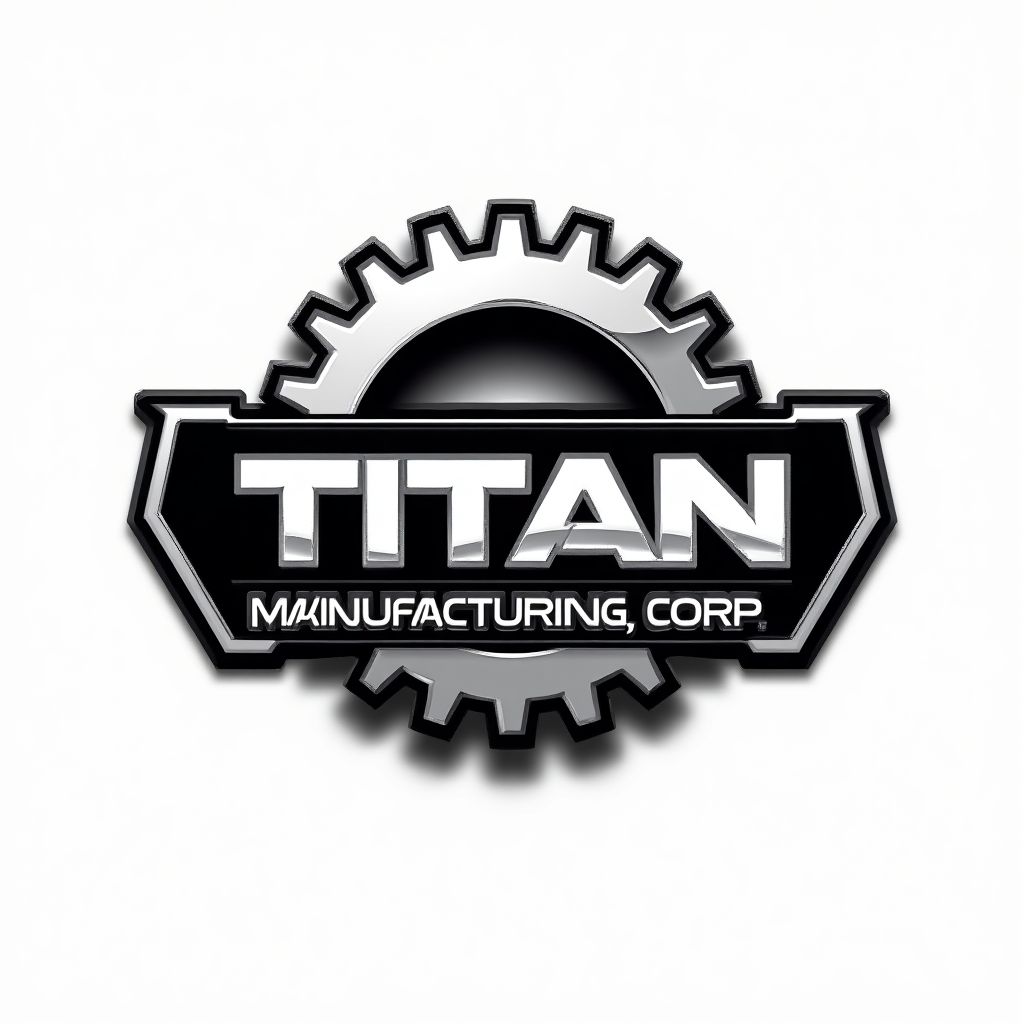 Logotipo de una corporación manufacturera